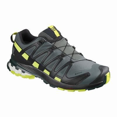 Férfi Salomon XA PRO 3D v8 GORE-TEX Terepfutó Cipő SA9310764 Fekete/Világos Zöld